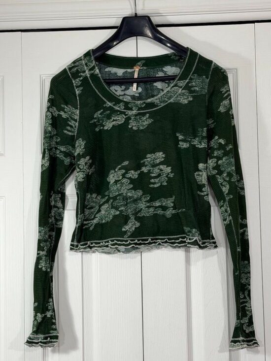 Free People Tops - Free People Garner Floral Long Sleeve Top